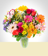 Flores Primaverales - Bouquet Mixto